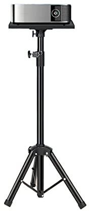 Support de Projecteur Support de projecteur de trépied rétractable Mobile de plancher Portable avec support de trépied Mobile universel de projecteur réglable de plateau Support pour Projecteur ( Size