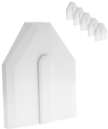 TruMAX Universal Conservatory Glazing Bar End Cap (5 Pack) - White
