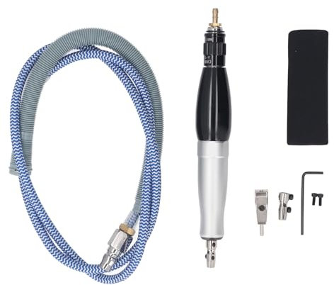 Amoladora de Lápiz de Aire, Amoladora de Lápiz Neumática de 8000 Bpm Amoladora de Aire Recta, Amoladora Neumática de Oscilación Izquierda y Derecha Ultrasónica Micro Amoladora de