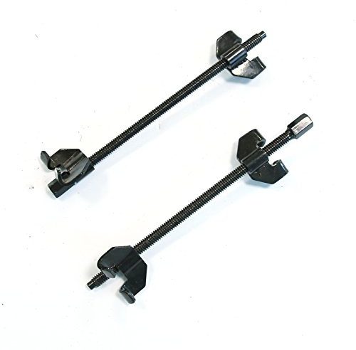 HUOLE Outils de compresseur de Ressort hélicoïdal, 2 Pièces Compresseur Ressort Amortisseur 380mm Kit De Compresseur à Ressort Hélicoïdal pour Retirer Les Ressorts Hélicoïdaux