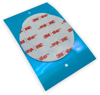 3M 60mm Durchmesser (10 Stück) VHB 4910 Klebepads – Hochtransparent – 1,0mm Dick – Unsichtbare Klebeverbindung für Glas & Acryl