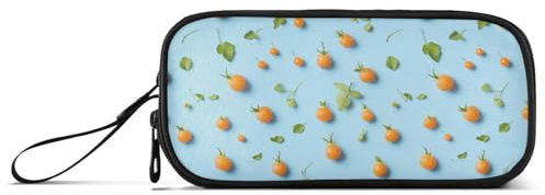 Große Kapazität Federmäppchen Lehrertasche mit Reißverschluss Reise mit Griff Frischer Umhang Stachelbeere Obst