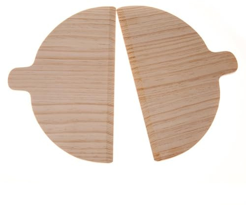 Cpolebev Pala per Pizza Parti per Panetteria per Pizza Strumento di Cottura Semicircolare Tagliere per Pizza In Legno Massello Strumento Speciale per Forno per Pizza Portatile