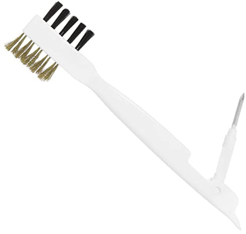 WOFASHPURET Stiff Bristle Gas Stove Cleaner Scraper Wire Brush for Kitchen Cleaning Brush for Gas Stove Cleaning and Tough Grease Removal
