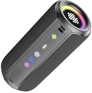Cassa Bluetooth Portatile Potente 30W, Altoparlante Bluetooth 5.4 con Miglioramento Basso 3.0, IPX7 Speaker BluetoothAccoppiamento TWS, 30H di Autonomia con 8 Modalità RGB, Supporto Micro-Con, AUX, TF
