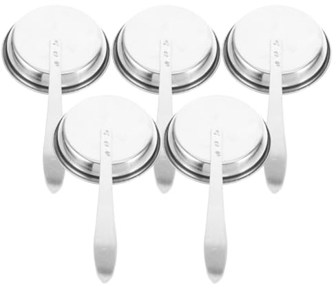 PACKOVE Kerzenlöscher Multifunktional 5 Stück mit Elegantem Design aus Edelstahl zum Sicheren Löschen von Kerzen und Räucherstäbchen für Zuhause und Heimdekoration