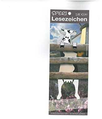 Lesezeichen Scandinavian Bookmarks Echtes Leder SPERI Die Kuh