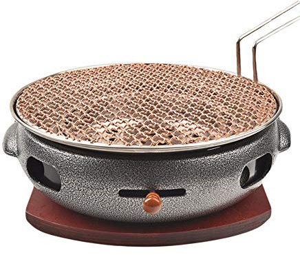 Ferro in ghisa Barbecue Pentola per barbecue, consumatore multifunzione e professionale Grill a carbone di carbonio a carbone di carbone griglia a carbone di griglia padella,G