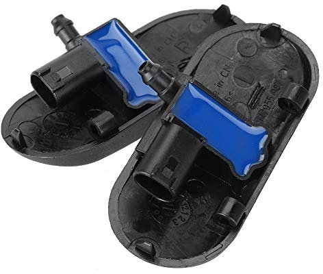 2 uds boquillas de lavado de parabrisas delantero, rociador de boquilla de chorro de limpiaparabrisas para 4F0955988A 4F0955987A