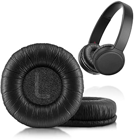 XBERSTAR Replacement Ear Pads Cushions Compatible with Sony WH-CH510 Wireless Headphones Earmuffs (Black)