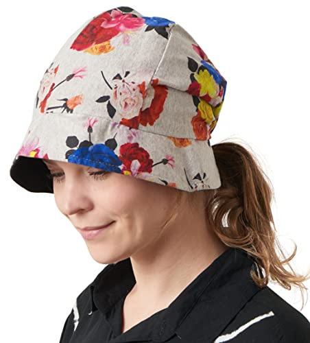 CHARM Damen Faltbarer Sonnen Hut - Sommer Mütze UV 50 Schutz Ballonmütze Strandhut Chemo Kappe Cap