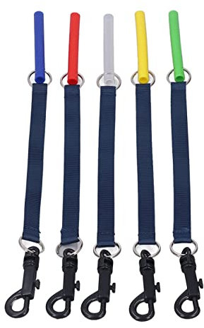 5 stücke Baby Zahnen Spielzeug Hohlröhren Silikon Weiche Sensorische Erkundung Baby Beruhigende Beißringe Baby Kauspielzeug mit 5 stücke Lanyard Transparent Rot Blau Grün Gelb