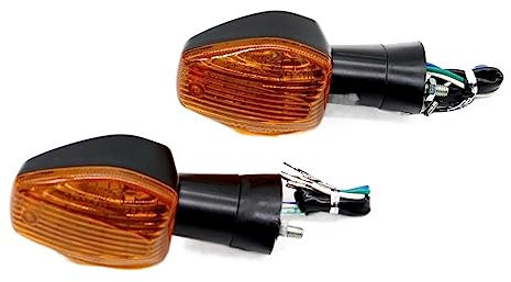 RaamKa Blinker Motorrad Hinten Blinker Anzeige Licht Fit for HONDA CBR1100XX 1997-2007 Motorrad Zubehör Blinker Lampe Birne Motorrad Blinker (Color : Amber)