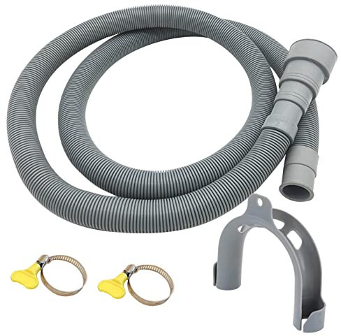 Waschmaschinen-Ablaufrohr, 1,5/2,0/3,0/4,0 M Ablaufschlauch-Verlängerungsset Für Waschmaschinen, Gewellter Und Flexibler -Waschmaschinenschlauch, Automatischer Ablaufschlauch, Geschirrspüler-
