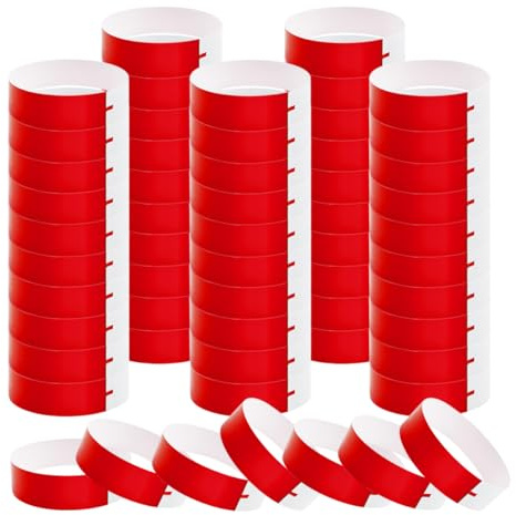 JNBGTU 600 Pack Wristbands for Events, Waterproof Papery Wrist Bands Disposable Paper Bracelets for Events Party Music Festivals Concerts Contests Exhibitions