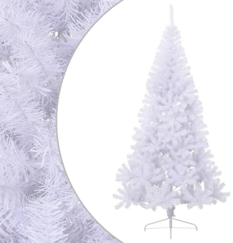 Carnavalife Arbol de Navidad, arbol Navidad Blanco 150, arbol de Navidad Plegable 120cm/150cm/180cm, Navidad Invierno Fiesta (Blanco, 150cm-450Tips)