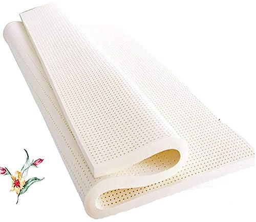KUGGKKTP Warme Matratze,Latexmatratze,Atmungsaktiv Und Komfortabel,Langlebig Und Nicht Leicht Zusammenzubrechen,Memory Foam-Matratzenauflage,1 Zoll,140x200cm(55x79in)