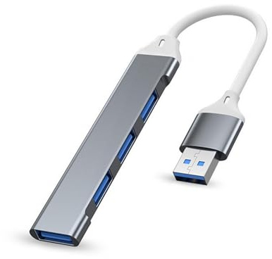 Pengchang USB C HUB USB 3,0 HUB Tipo C 4 Puertos Adaptador multidivisor OTG Macbook HUB Pro 13 15 Air Mi Pro for Huawei Accesorios de computadora(USB Gray)