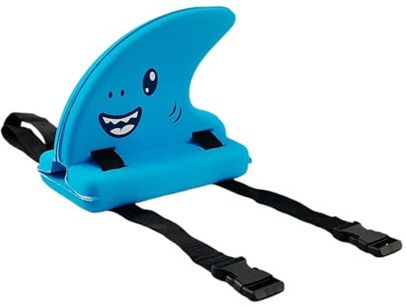 Schwimmkörper mit Rückengurten, tragbar, Fischflossenform, sicherer Schwimmtrainer, Kinder-Schwimmtrainingsausrüstung