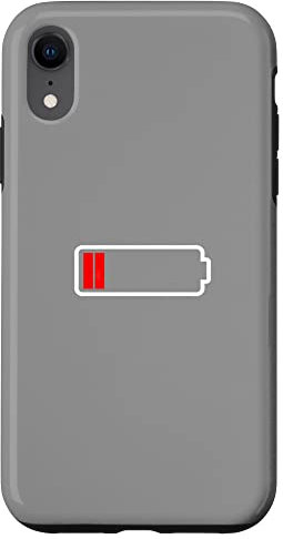 Batterie faible Coque pour iPhone XR