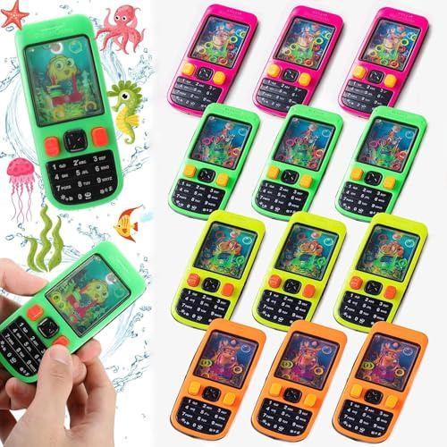 Piucrty Wasserflipper 12Pcs Mitgebsel Kindergeburtstag Gastgeschenke Mini Wasser Flipper Geduldspiele Give Aways Tombola Preise Kinder Pinata Füllung Party Beschäftigung Spiele Kleine Geschenke