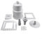 Skimmer per piscina fuori terra, compatibile con Hayward SP1091LX, con struttura in ABS, include cestello e accessori per l'installazione (A)