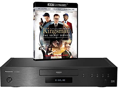 MULTIREGION Blu-ray Player Compatible with Panasonic DP-UB9000 MultiRegion Blu-ray Region A, B & C - DVD Regions 1-8 - Bundle Including Kingsman 4K UHD Disc