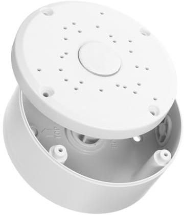 HEATSHAKING Waterproof Security Monitor Junction Box Half-Sphere Mount Electrical Box Cable Cover for Outdoor Wall and Ceiling Use,