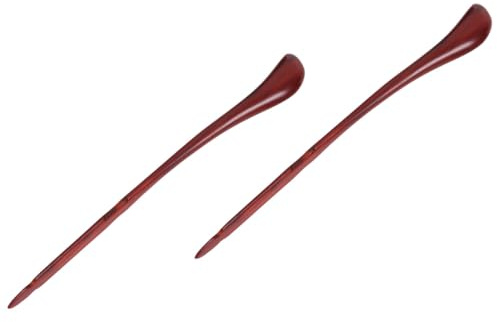 Toyvian Professionelle Hackbretthämmer aus Rosenholz Großes Dulcimer Zubehör mit Halter Premium Hackbrett Übungshammer für Musikinstrumente