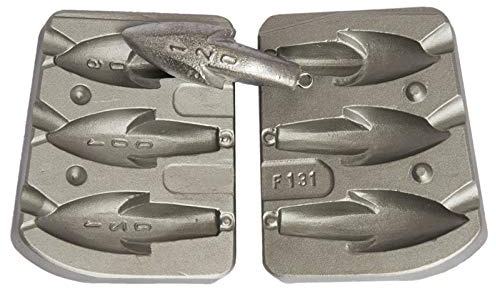 Fishing4U Stampo da Pesca Tommy 90-100-120g / Stampo da Pesca