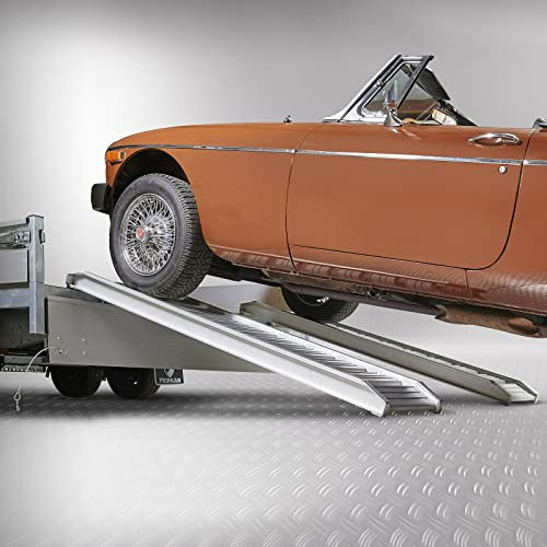 Aluminium Auffahrrampen für Autos im 2er Set - 180 cm