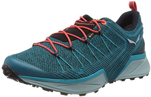 Salewa Dropline Gore-Tex Scarpe da Speed Hiking da Donna, Blu, 5.5