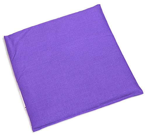 Rapeseed Cushion 24 x 24 cm Lilac | Heat Cushion Cooling Compress Grain Cushion