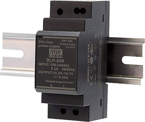 Mean Well DLP-04R - Fuente de alimentación conmutada (16 V/CC, 240 mA, 3,84 W)