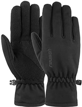 Reusch Outdoor Handschuhe für Kinder | wasserabweisend & extra atmungsaktiv | weich & robust, Handschuhe mit Softshell und verstärkter Handfläche für Sport, Freizeit & Alltag, Größe 4-6,5, Twister Junior