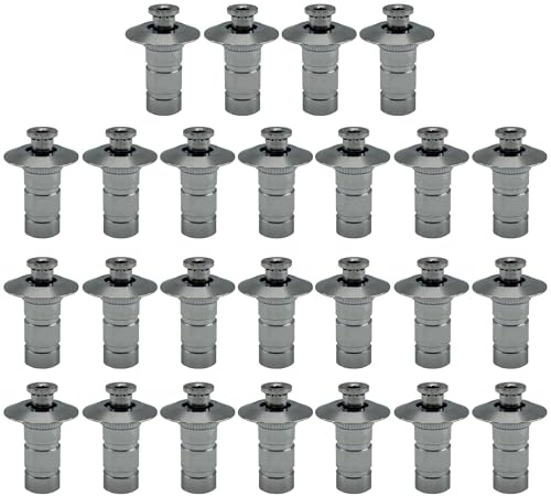 Poolzilla Poolabdeckungsanker aus Edelstahl für Beton und Pflastersteine, aus hochwertigem SS 304 für zusätzliche Haltbarkeit, 25 Stück