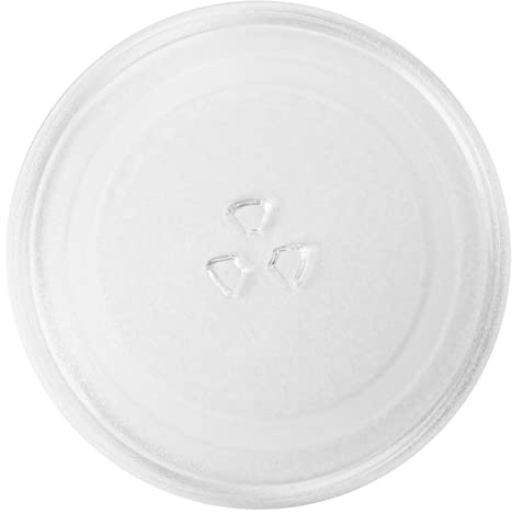 SPARES2GO Microwave Turntable Glass Plate Compatible with Tower T24034BLK 20 Litre (255mm)