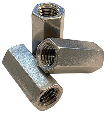 Coupling Nuts 3/8-16 x 1-1/8 Stainless Steel (4)