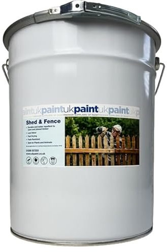 20 Litres - One Coat Shed And Fence Paint - Dark Brown