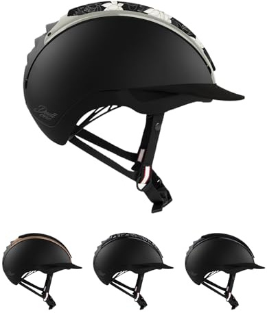 RL24 - Reithelm Duell One Edition von Casco inkl. Schutzbeutel & Helmbox | Reitkappe Damen, Herren & Kinder | optimal belüftet & Perfekter Sitz | Reiterhelm in Lotus in Größe M (55-57cm)