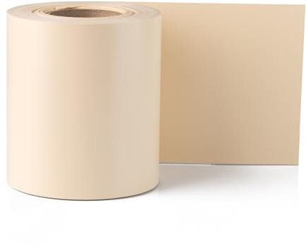 Electronicx Strisce frangivista in PVC di alta qualità, RAL 1015, di alta qualità, a doppia asta, 35 m x 19 cm, 650 g/m², resistenti ai raggi UV, extra durevoli, opache, incluse 20 clip di fissaggio