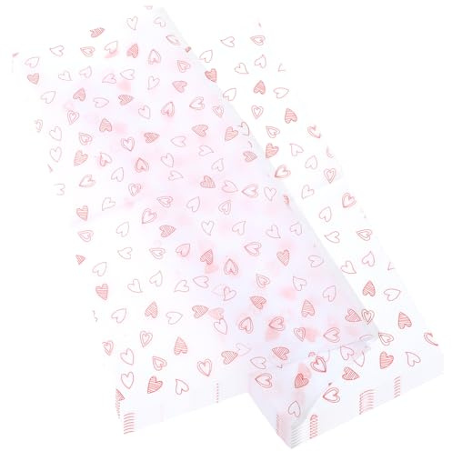 WRITWAA 28blätter Geschenkpapier Mit Herzmuster Blumenstraußpapier Blumenpapier Seidenpapier Für Geschenke Diy-geschenkpapier
