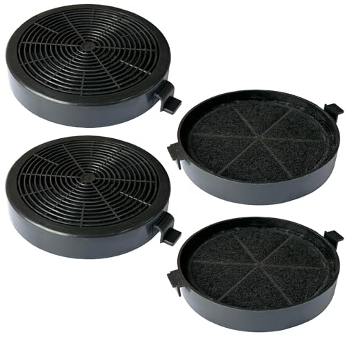 Beaufan 4 Pack CF04 Carbon Charcoal Filters Replacement for COMFEE' Cooker Hoods PYRA17B, PYRA17SS, TSHM17SS, GLAV17SS-60, ANGJ64B-60, CHK 3.6J64A Series and CHT 3.6 Series