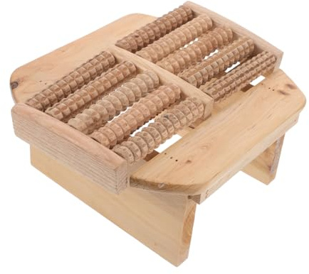 NIYANGLE Badhocker Aus Holz Für Fußbäder Und Badezimmer Ergonomischer Fußhocker Für Dusche Und Sauna Stabiler Hocker Mit Mehrzweckdesign Für Badehäuser Und Dampfbäder