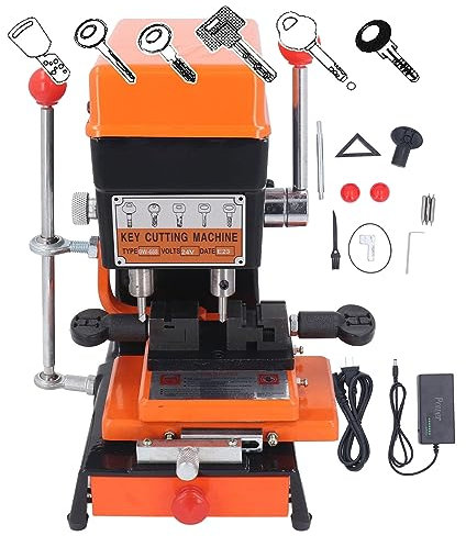 OZBME Copiadora Vertical de Llaves: 5 Tipos de duplicado, fácil de Usar, Potente Motor para Principiantes.