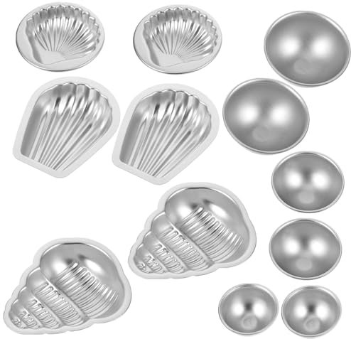 Gadpiparty 12stücke Badesalzkugelformen Aus Aluminiumlegierung Salzkugelformen Zum Selbermachen Shampoo-pressformen Für Diy-projekte