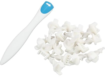 Ohrenschmalz Entferner, 360° Spirale Silikon Ohrreiniger für Erwachsene und Kinder, Sicheres Ear Cleaner mit 16 Waschbaren Ersatzköpfen, Geeignet für Ohren Reinigung
