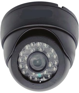 KVBRUI Caméra IP WiFi dôme Noire HD Infrarouge Vision Nocturne vidéosurveillance Onvif 1080P Audio Maison 2MP(6mm,EU Plug_5MP with 128G)