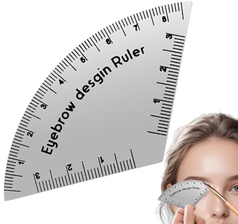 Medidor de Cejas | Herramienta Rápida Delineado Cejas - Herramienta Multiusos para Principiantes Maquillaje Diario Viajes y Salón Hogareño