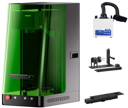 ComMarker Omni X 6W UV Laser Graviermaschine Autofokus, LiDAR Abstandssystem, 3D-Innengravur, elektrische Höhenverstellung, 2 optionale Linsen, geeignet für alle Materialien